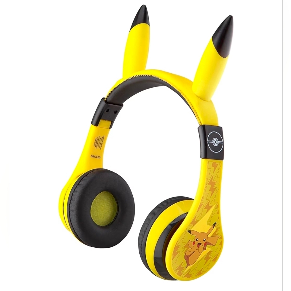 Pokemon Kids Bluetooth Headphones, Wireless Headphones with Microphone - Picture 4 of 5